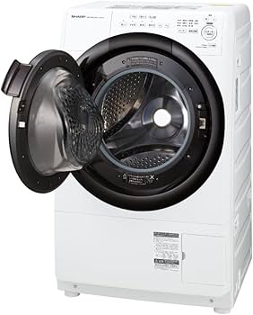 Amazon.co.jp: SHARP ES-S7H-WL Front-Load, Washer/Dryer, 15.4 lbs