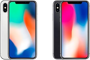 Apple iPhone X, GSM Unlocked 5.8in, 64 GB - Silver (Renewed
