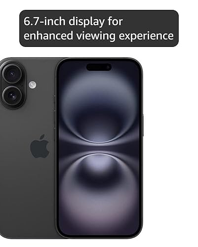 Amazon.com: Apple iPhone 16 Plus, US Version, 128GB, Black