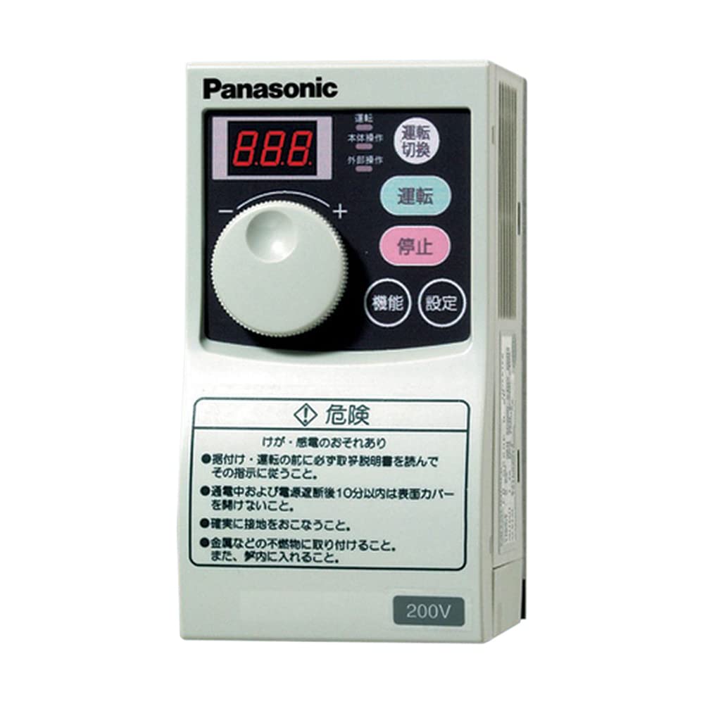 Amazon.co.jp: パナソニック(Panasonic) 送風機用インバ-タ-三相 0.2KW
