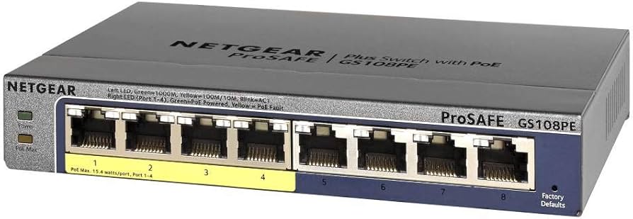 Amazon.com: NETGEAR 8-Port Gigabit Ethernet Smart Managed Plus PoE