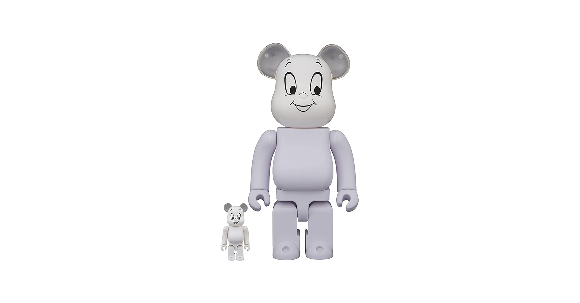 Amazon.co.jp: BE@RBRICK ベアブリック CASPER 100％ & 400％ 全高約