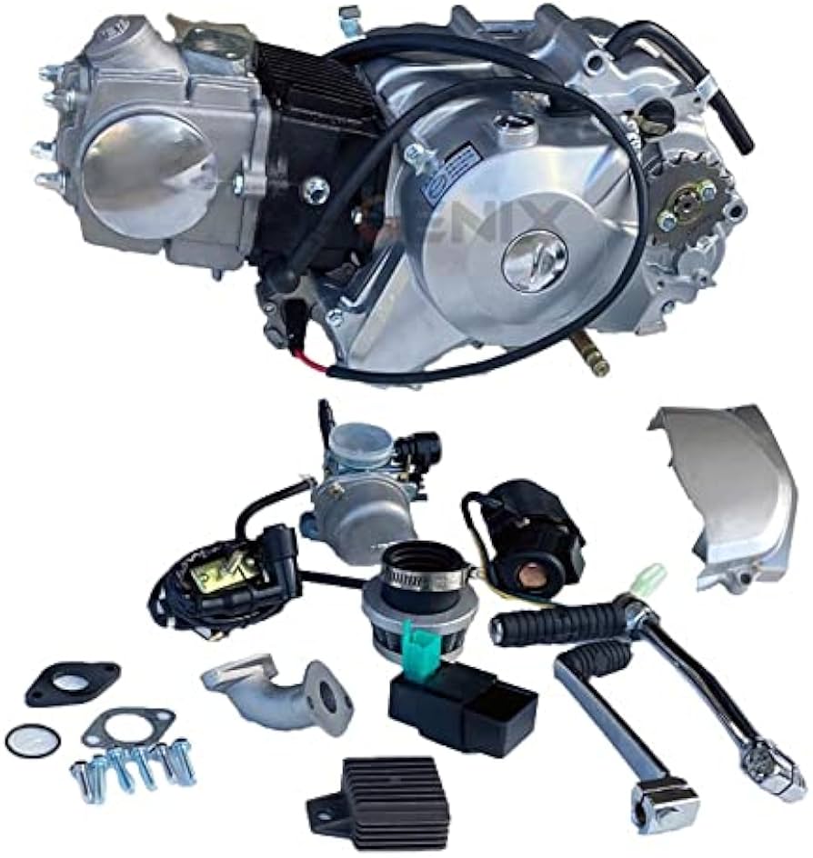 Amazon | PHOENIX エンジン 本体 110cc ノークラッチ 遠心クラッチ 4速