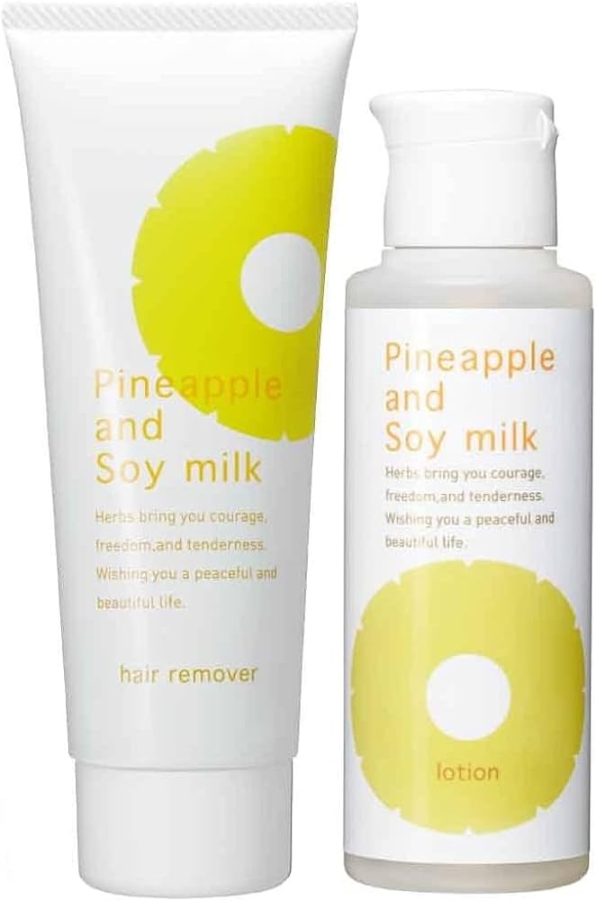Amazon.co.jp: Pineapple Soy Milk Hair Removal Cream 8.1 oz (230 g