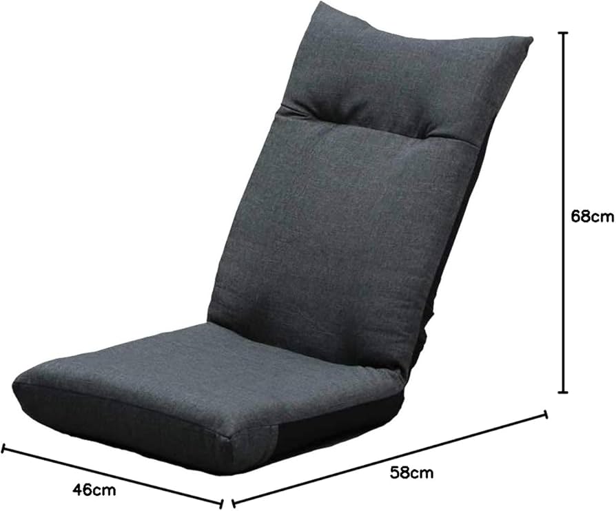 Amazon｜アイリスプラザ(IRIS PLAZA) 座椅子 チャコールグレー 幅約46