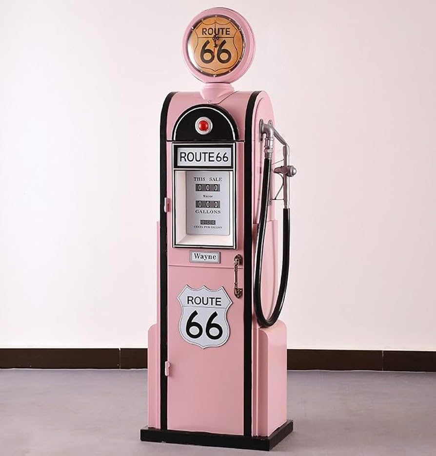 Amazon｜【Russelloko】ラック アメリカン レトロ 給油機 180cm