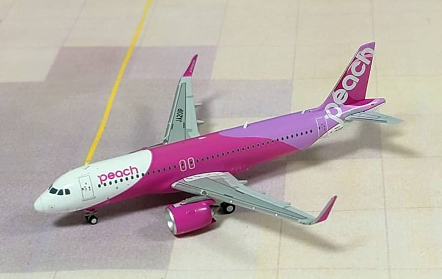 Amazon.co.jp: JC wings ピーチ Peach A320 neo JA201P 1400 飛行機