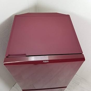 Amazon.co.jp: アクア 157L 2ドア冷蔵庫(ルージュ)【右開き】AQUA AQR