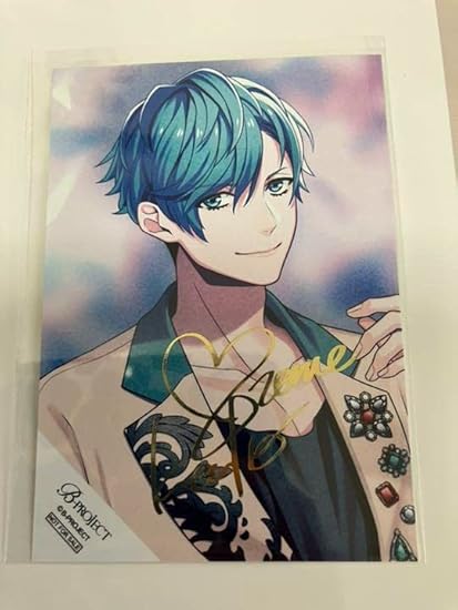 B-project Handsome King ブロマイド箔押しサイン 愛染健十 Bプロ 愛染