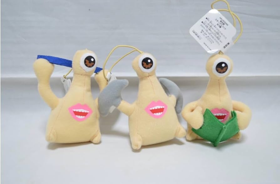 Amazon.co.jp: 寄生獣 ミギー マスコット ぬいぐるみ 全3種セット
