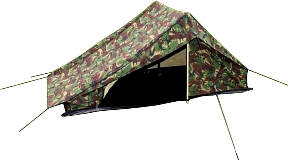 Amazon | オランダ軍 テント グランドシート付 エントランス2カ所