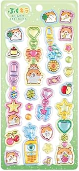 Amazon.co.jp: クラックス シール プクキラチャームステッカー はむ