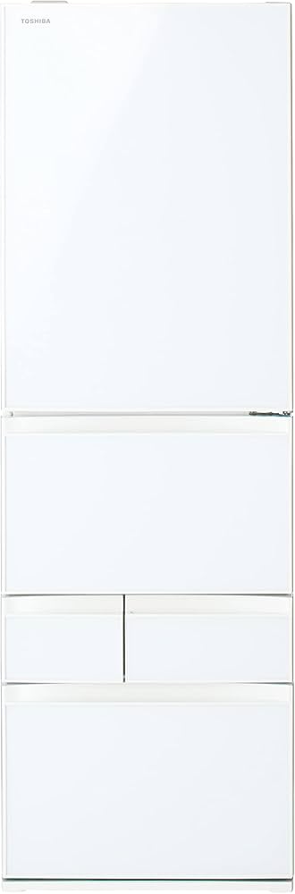 Amazon.co.jp: 東芝 冷蔵庫 幅60㎝ 411L グランホワイト GR-U41GXH (EW