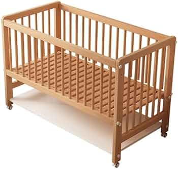 Amazon.co.jp: ZEOPLE ベビーベッド 木製 ハイタイプ 幼児用ベビー