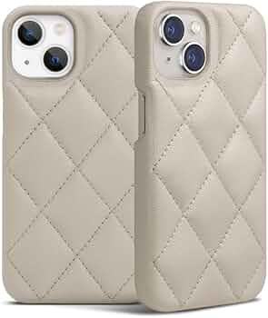 Amazon.co.jp: ZENIX DESIGN TECH iPhone13 用 ケース キルト 背面 耐