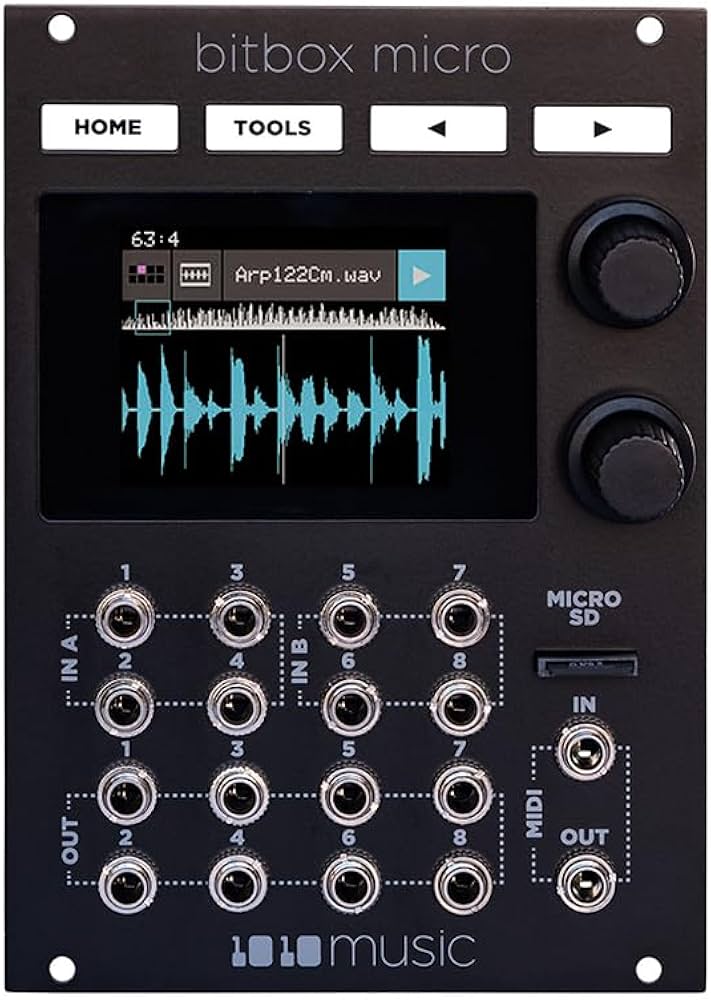 Amazon.com: 1010music Bitbox Micro Eurorack Compact Sampler with