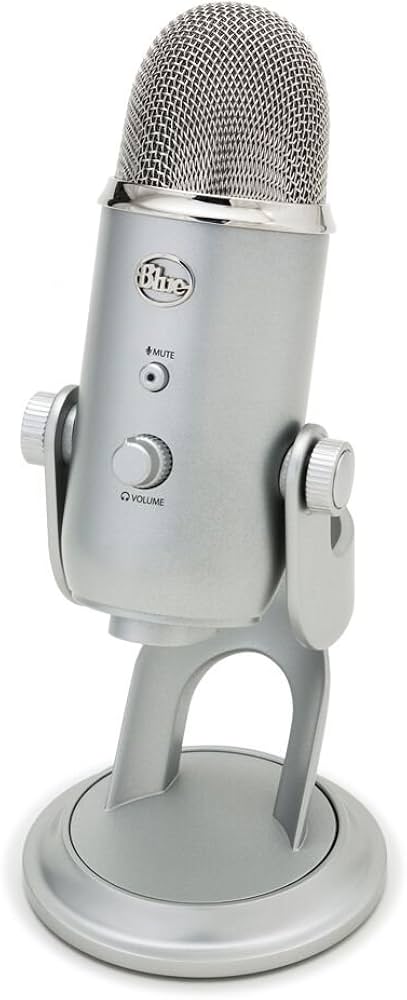 Amazon.com: Blue Yeti USB Microphone, Silver (Renewed) : Musical