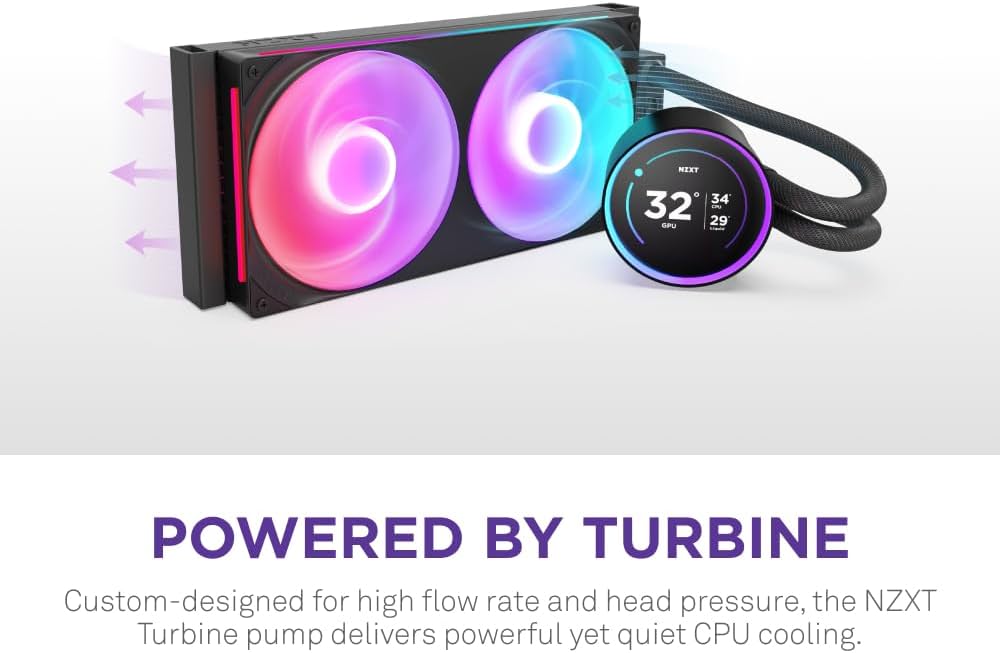 Amazon.com: NZXT Kraken Elite 280 RGB 2024 - AIO CPU Liquid Cooler