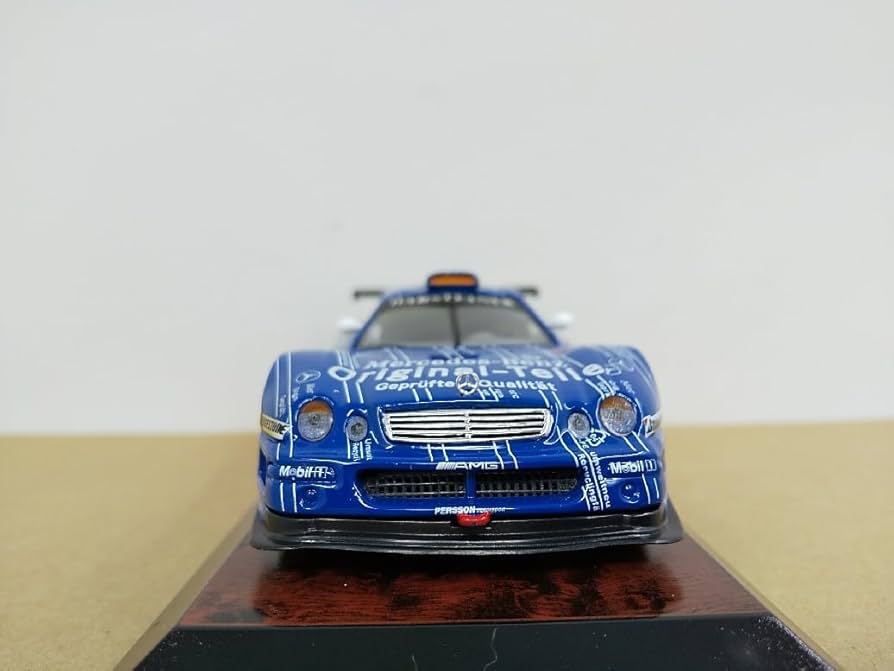 Amazon | □ マイスト 1/43 Mercedes-Benz CLK-GTR ブルー メルセデス