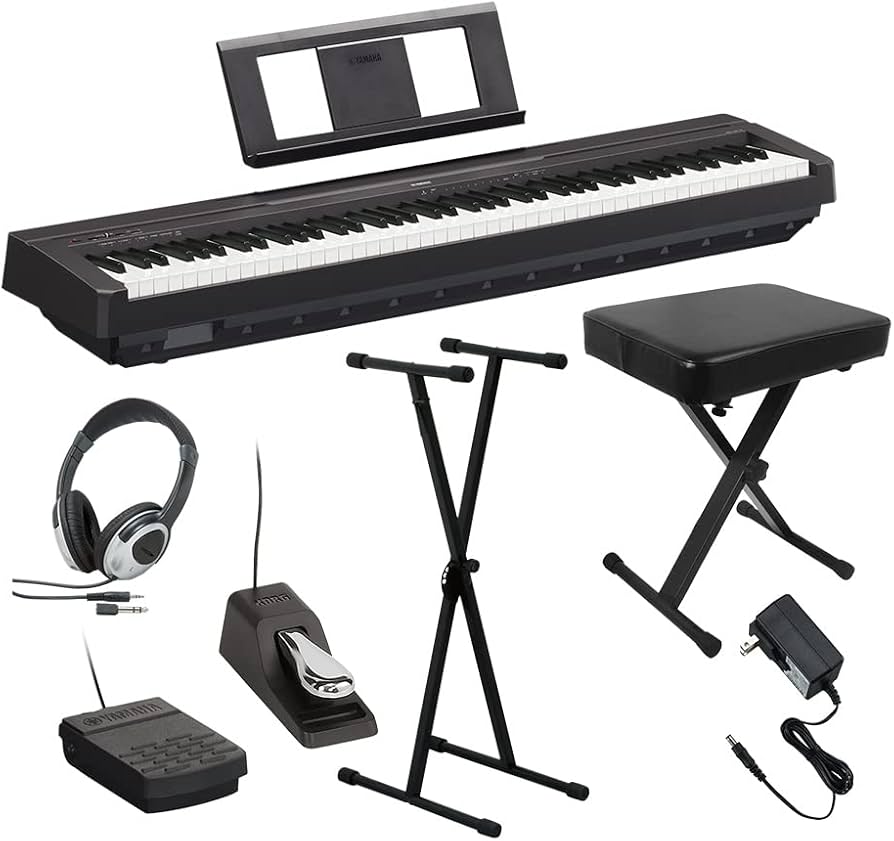Amazon | YAMAHA P-45B 電子ピアノ 88鍵盤 Xスタンド・Xイス・ダンパー