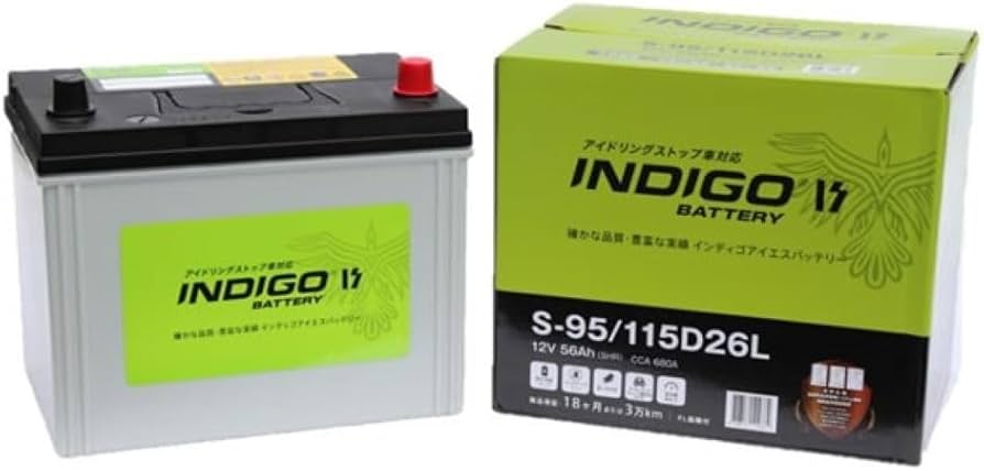 Amazon | インディゴ バッテリー S-95/115D26L セレナ FC26