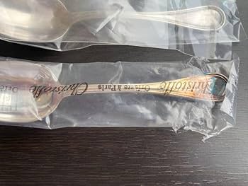 Amazon | Christofle クリストフル 銀メッキ製 シルバー スプーン 6本