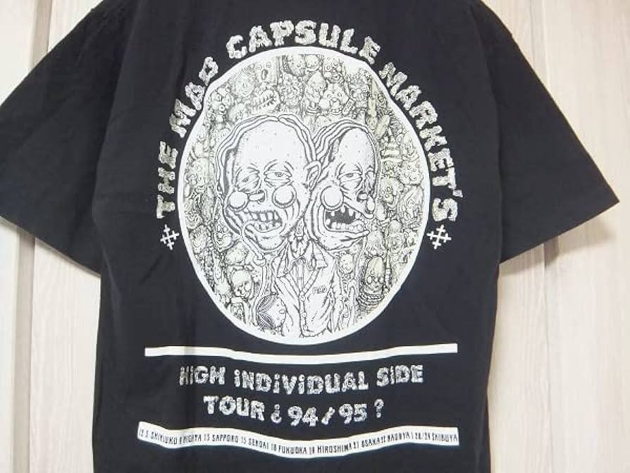 Amazon.co.jp: THE MAD CAPSULE MARKETS 94/95ツアー 半袖Tシャツ L 黒