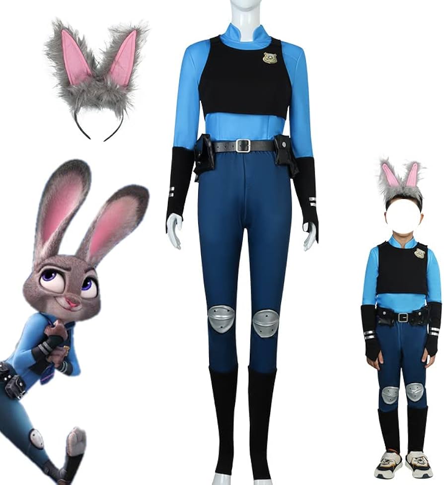 Amazon.co.jp: 2022 ズートピア コスプレ衣装 ジュディ・ホップス 制服