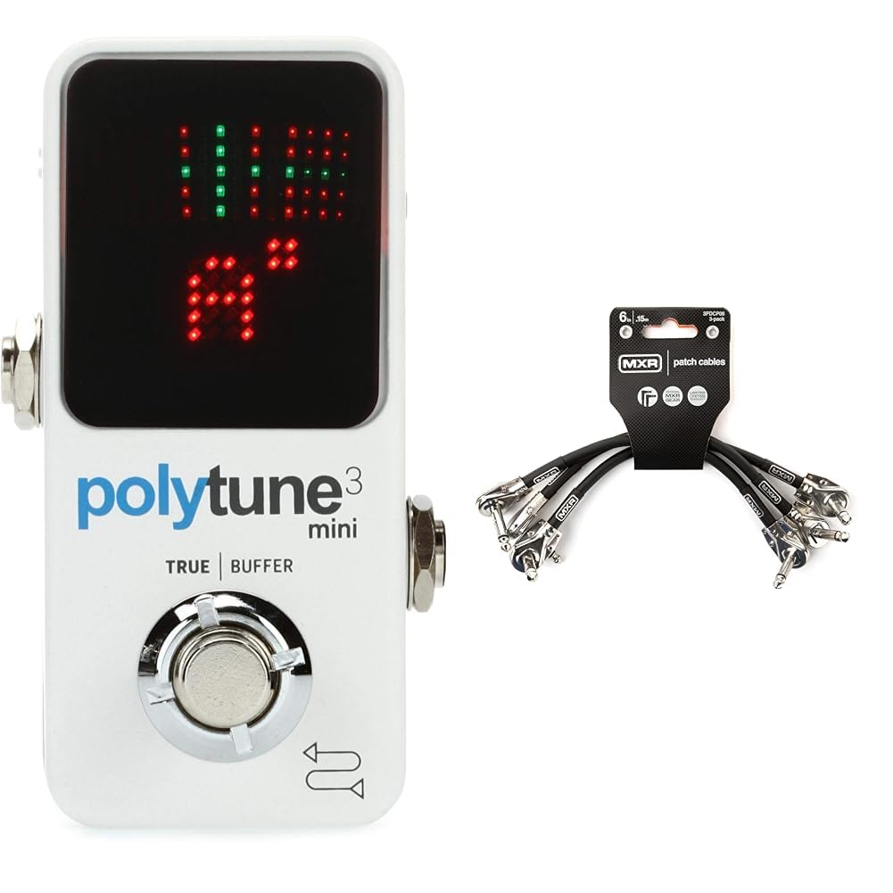 Amazon.com: TC Electronic POLYTUNE 3 MINI Tiny Polyphonic Tuner