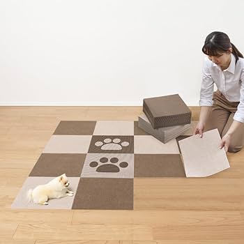 Amazon.co.jp: 【日本製 滑り防止 洗える】ペット用 タイルマット 50枚