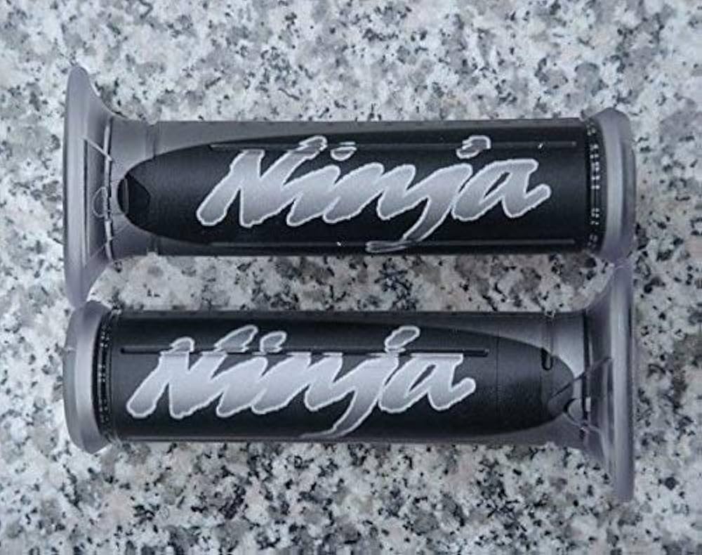 Amazon.com: i5 Silver Logo Gel Hand Grips for Kawasaki Ninja 250