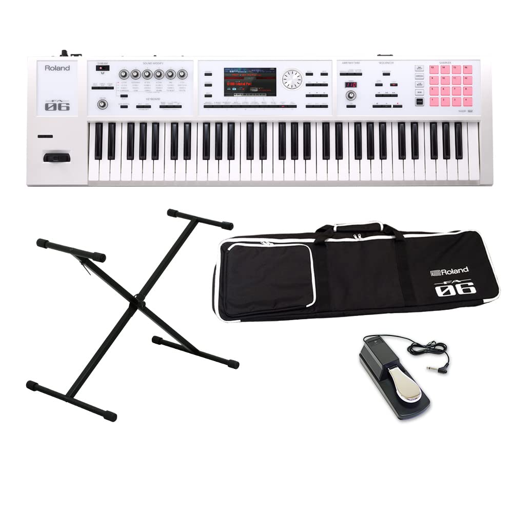 Amazon | Roland FA-06-SC シンプル4点セット シンセサイザー 【ケース