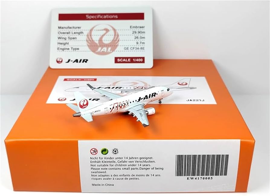 Amazon.com: ACE HOBBY JC Wings J-Air for Embraer 170-100STD JA221J