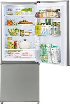 Amazon | AQUAアクア 2ドア冷蔵庫（201L・右開き）ブラッシュシルバー