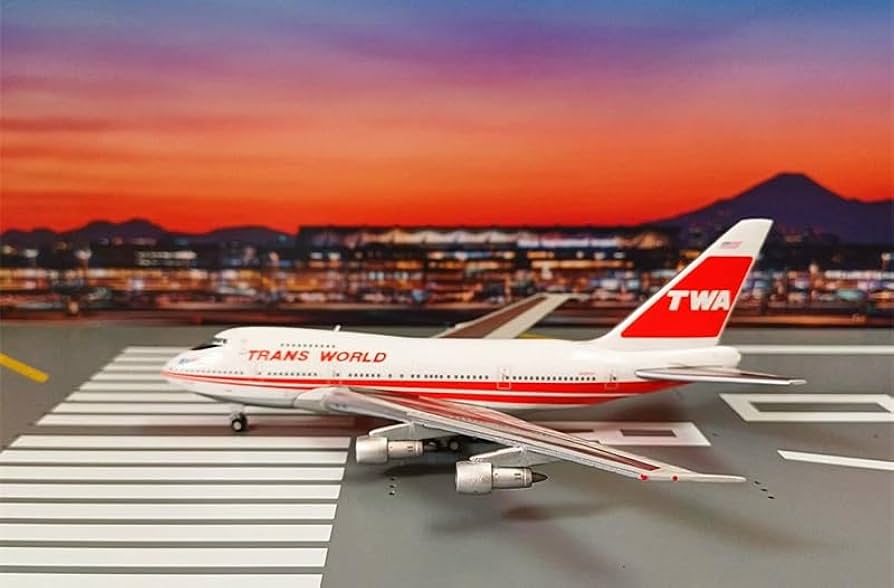 Amazon.co.jp: GeminiJets 1:400 完成品 for TWA for TRANS WORLD