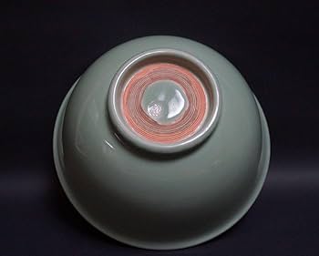 Amazon.co.jp: 茶道具 四代 清風与平 造 秘色窯 大型鉢 径20.5cm 共箱