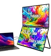 Amazon.co.jp: THANKO 上下2画面拡張ポータブルモニター DUALDPHBK