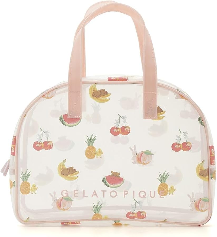 Amazon | [ジェラート ピケ] KIDSフルーツアニマル柄PVCバッグ