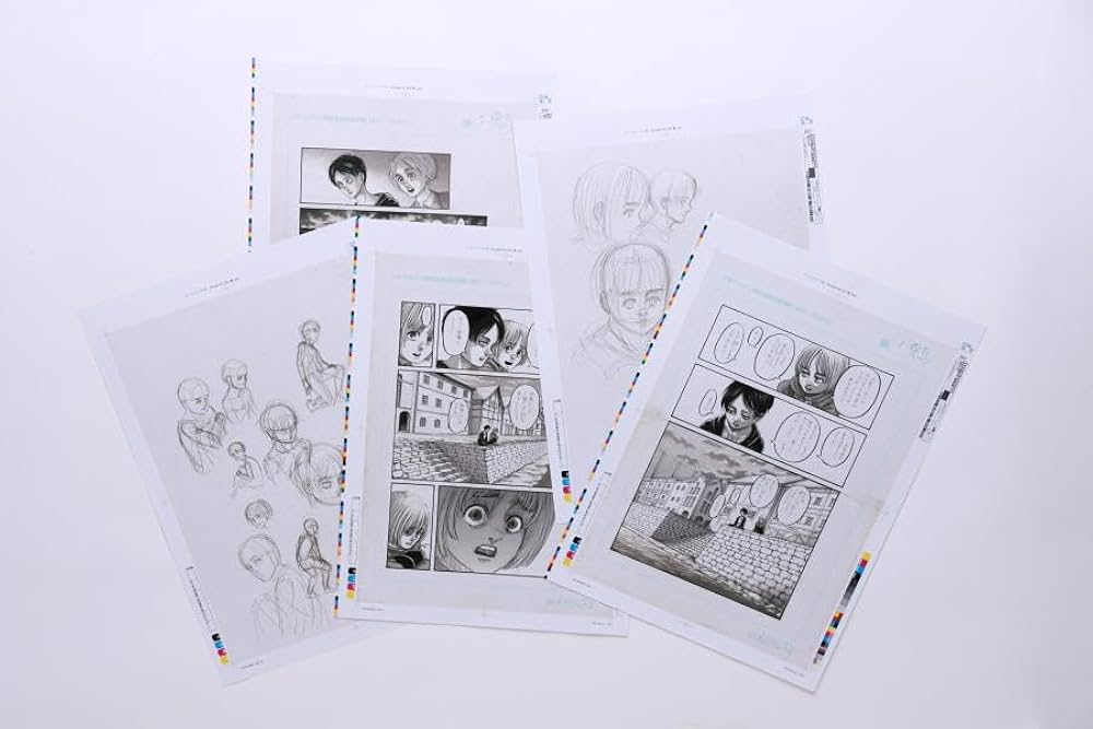 Amazon.com: 進撃の巨人 画集 FLY (講談社キャラクターズA