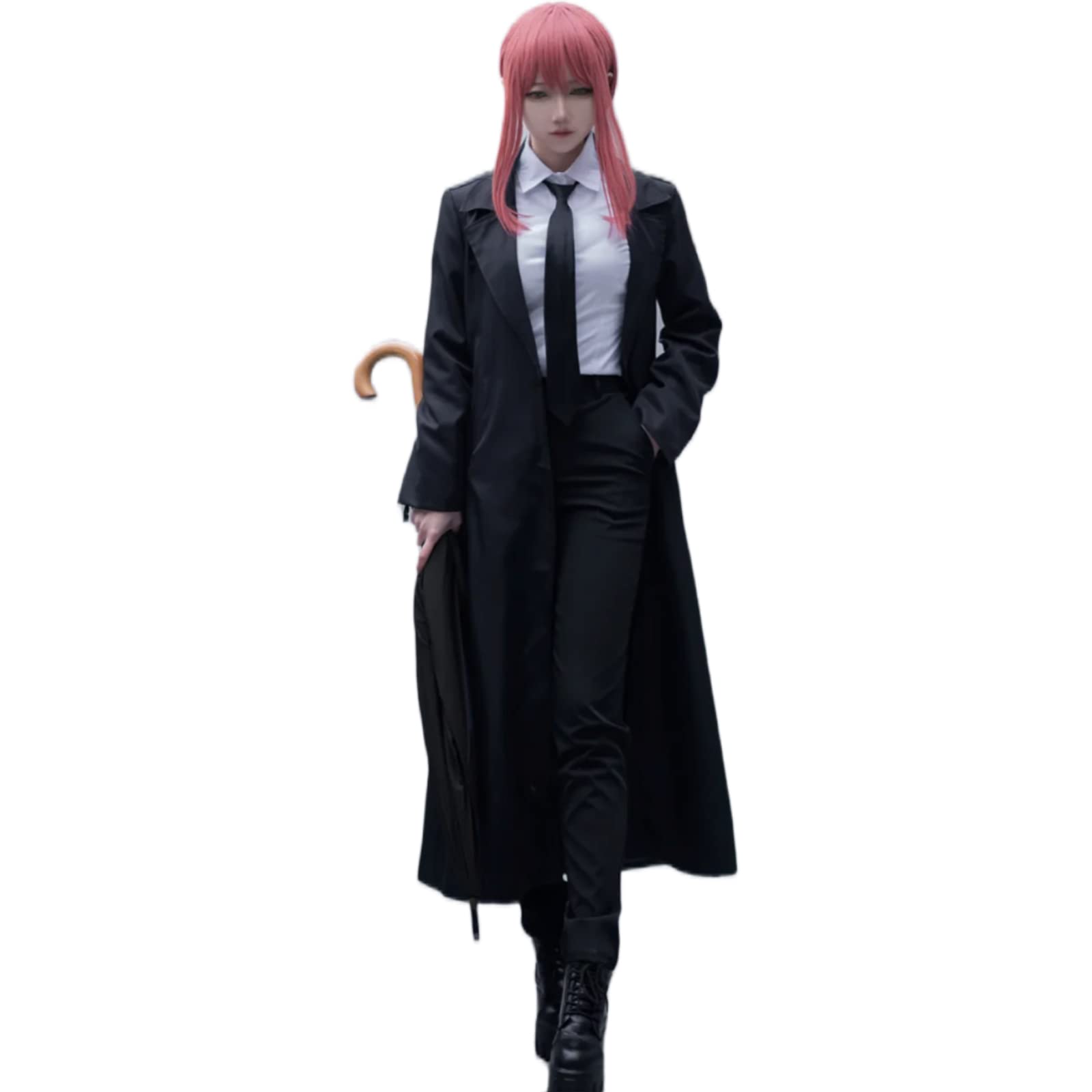 Amazon.co.jp: チェンソーマン マキマ コスプレ 衣装 ウィッグ 靴 追加