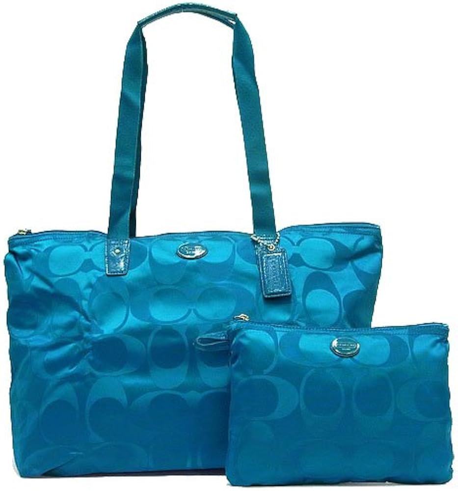 Amazon | [コーチ]COACH 折りたたみトートバッグ シグネチャー