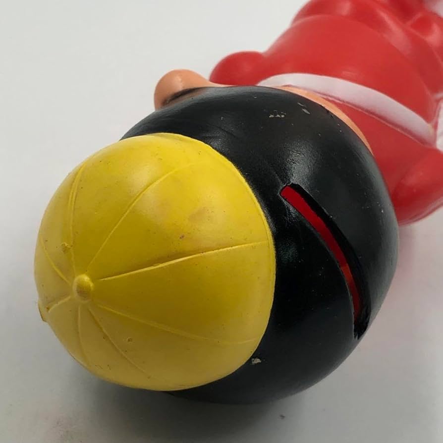 Amazon.co.jp: 昭和レトロ 貯金箱 ソフビ人形 信ちゃん 信用金庫 新聞