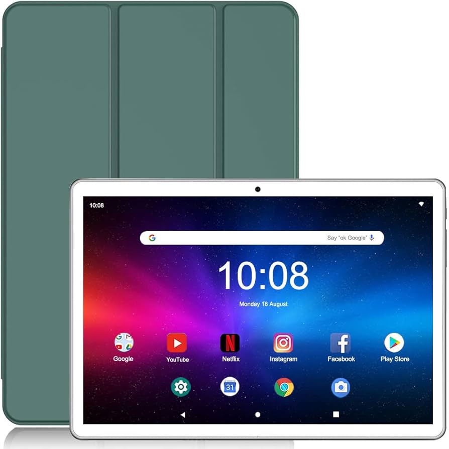 Amazon.com : 10 Inch Android 11 Tablet pc, 4 RAM 64GB ROM 128GB