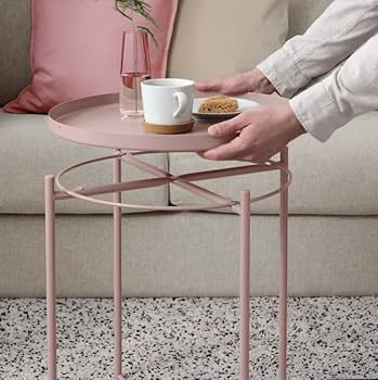 Amazon｜イケア IKEA GLADOM グラドムトレイテーブル ペールピンク