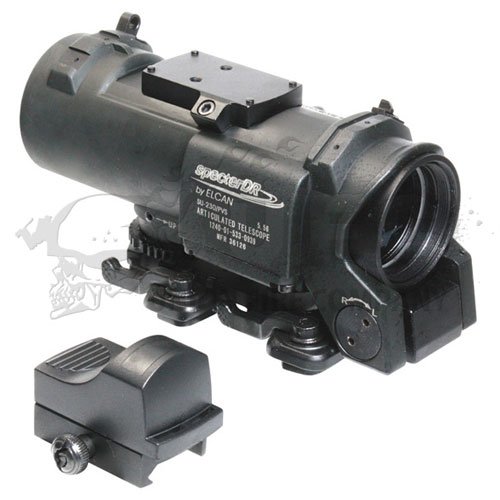 Amazon | UFC ELCAN SpecterDR 4x固定タイプ スコープ ドットサイト付