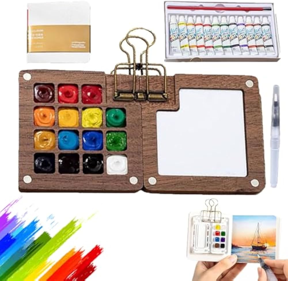 Amazon | Tobios 水彩キット 2025年アップグレードトビオミニ水彩