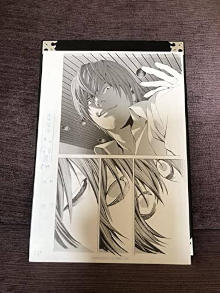Amazon.co.jp: DEATH NOTE デスノート 小畑健画集限定版 モノクロ原画