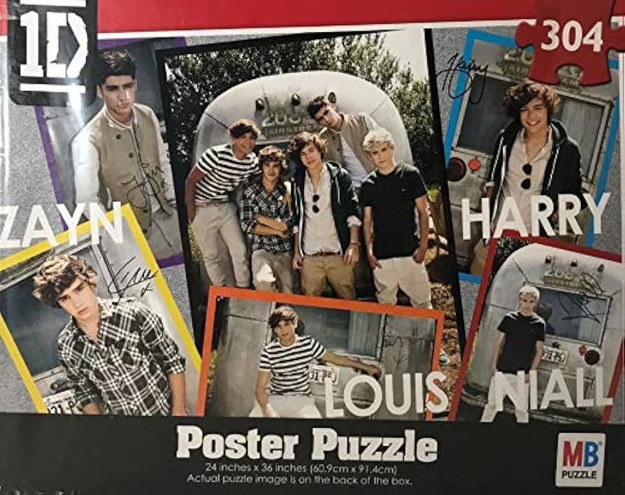 One Direction 304 Pieces Poster Puzzle, Styles May Vary : Amazon