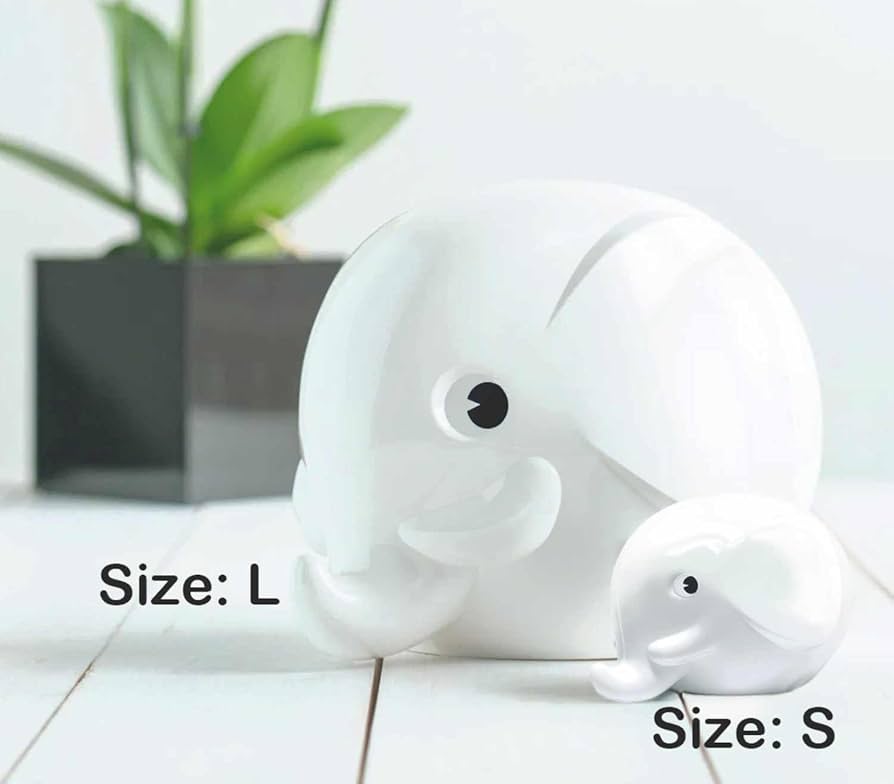 Amazon.co.jp: Fantti ゾウ 貯金箱 鍵付き 北欧 フィンランド おしゃれ