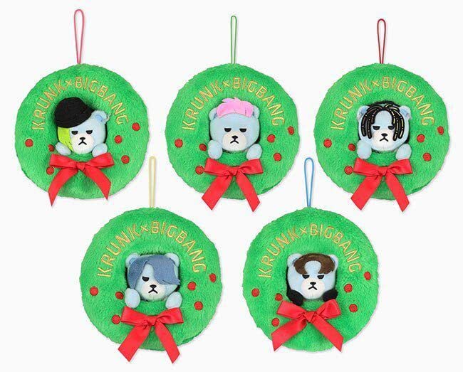 Amazon.co.jp: KRUNK×BIGBANG FXXK ITクリスマスリースぬいぐるみ